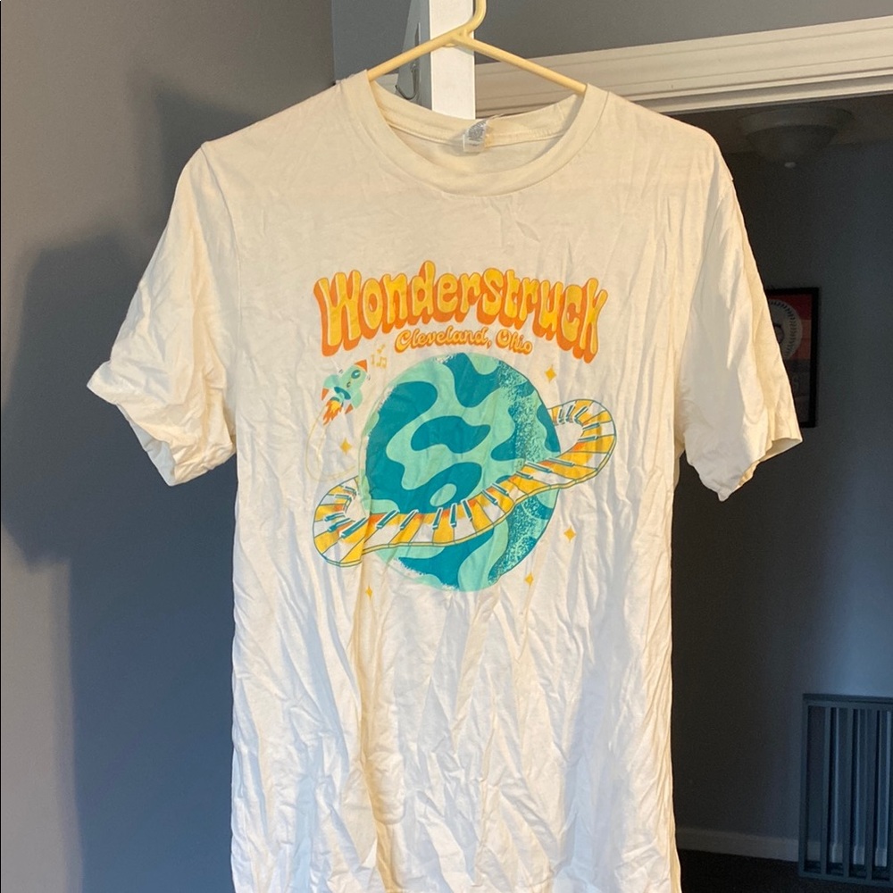 Cream Graphic Concert T-Shirt